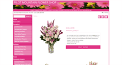 Desktop Screenshot of pilotmountainflowershop.net